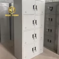 Tủ sắt sơn tĩnh điện 8 khoang cánh mở NTTS09K8N